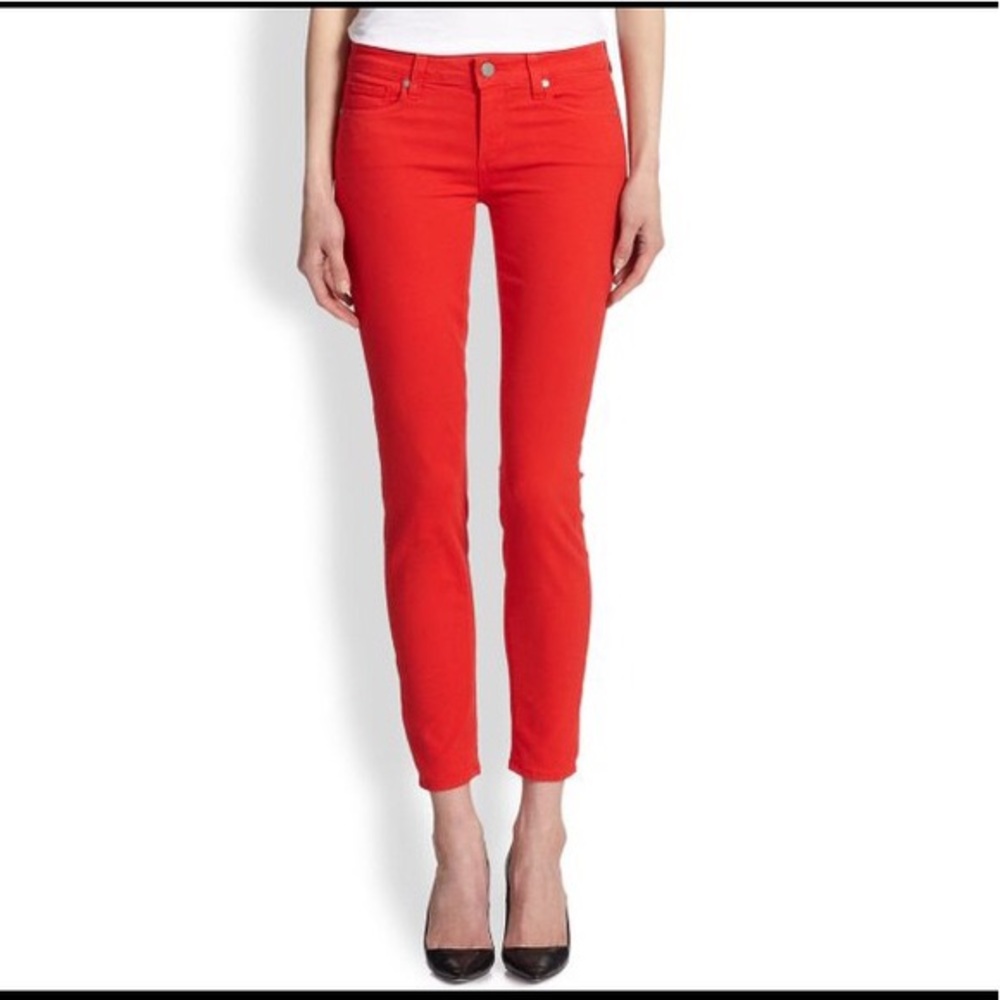 H&M Red Skinny Super Stretch Jeans